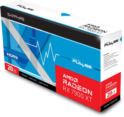 Видеокарта Sapphire AMD Radeon RX 7900 XT GAMING OC 20Gb DDR6 PCI-E 2HDMI, 2DP