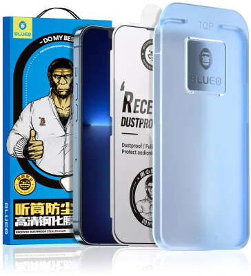 Защитное стекло с инсталлером для iPhone 14 Pro BLUEO Large Arc Dustproof [BM5275-14pro-6.1]