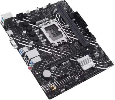 ASUS PRIME H610M-K ARGB (Socket 1700, mATX, 2xDDR5(96GB), VGA/HDMI 2.1, 1xPCIe 4.0x16/1xPCIe 3.0, 1xLAN, 4xSATA 6Gb/s, 1xM.2, 2xUSB 3.2, 4xUSB 2.0, 1xPS/2)