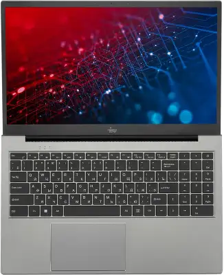 Ноутбук IRU Planio 15INPR N-series N100 16Gb SSD512Gb Intel UHD Graphics 15.6" IPS FHD (1920x1080) без ОС grey WiFi BT Cam 5000mAh (2081105)