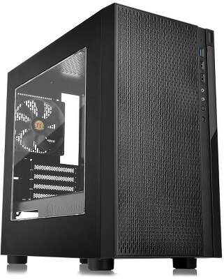 Корпус Thermaltake Versa H18 Window черный без БП mATX 4x120mm 3x140mm 2xUSB2.0 1xUSB3.0 audio bott PSU