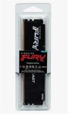 Модуль памяти Kingston 8GB DDR5 5200 DIMM FURY Beast Black EXPO Non-ECC, 1RX16 36-40-40 1.25V 288-pin 16Gbit