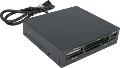 Устройство чтения/записи Acorp CRIP200-B USB2.0, черный