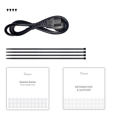 блок питания Ocypus Gamma P650, 650W, APFC, 80+, 120mm Fan (P650-W)