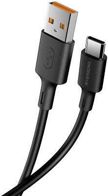 Кабель Riversong Riversong Zeta USB(m)-USB Type-C (m) 1м, черный 2.4A