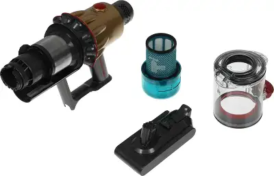 Пылесос Dyson SV46 V12 Detect Slim Absolute 545Вт золотистый/серебристый