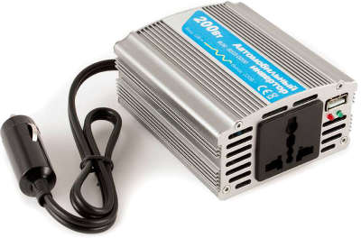 Автомобильный адаптер 12/220 В (инвертор) Buro BUM-8103CI200 USB Port