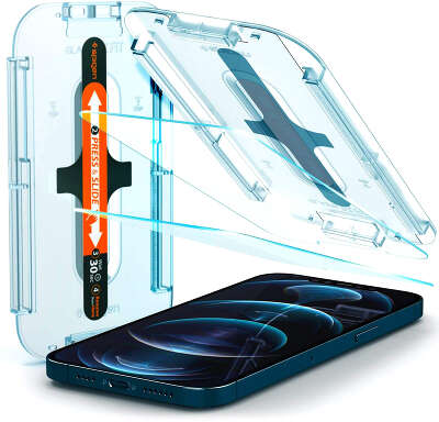 Защитное стекло (2 шт.) для iPhone 12 Pro Max Spigen Glas tR EZ Fit [AGL01791]