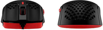 Мышь HyperX Pulsefire Haste черный/красный оптическая 16000dpi USB 5but (4P5E3AA)