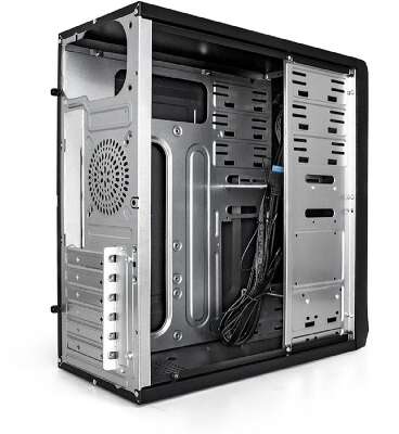 Exegate EX278394RUS Корпус Miditower Exegate CP-603 Black, ATX, <без БП>, 2*USB+2*USB3.0, Audio