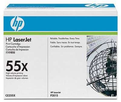 Картридж HP 55X лазерный увеличенной емкости (12500 стр)