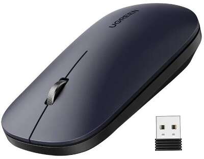 Беспроводная компьютерная мышь UGREEN MU001 (90372) Portable Wireless Mouse. Цвет: черный