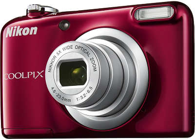 Цифровая фотокамера Nikon COOLPIX A10 Red