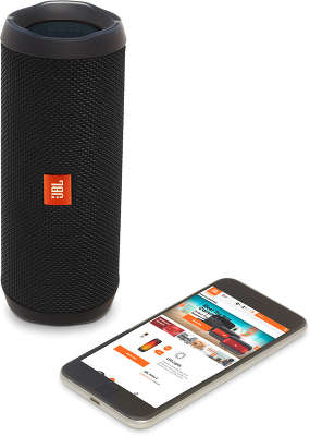 Акустическая система JBL Flip 4, Black [JBLFLIP4BLK]