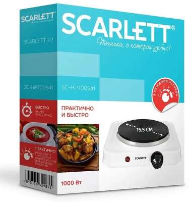 Электрическая плитка SC-HP700S41 WHITE SCARLETT