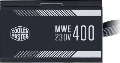Блок питания 400Вт ATX CoolerMaster MWE White V2, 120 мм