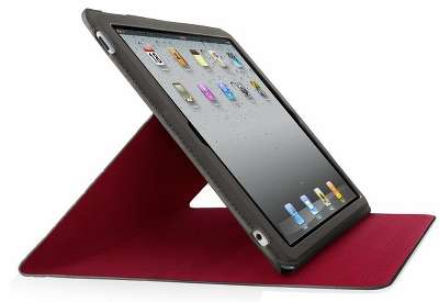 Чехол Belkin Slim Folio Stand для iPad 2, черно-красный [F8N605cwC01]