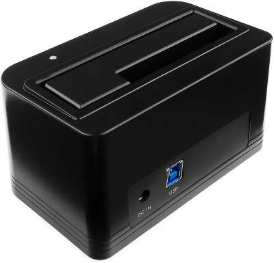 Докстанция 2.5"/3.5" Gembird HD32-U3S-4, черный, USB 3.0, SATA, HDD/SSD