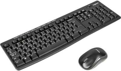 Комплект кл-ра+мышь беспров. Logitech MK270 black (USB, 112+8 клавиш, Multimedia) (920-004518)