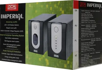 Источник бесперебойного питания Powercom Imperial IMP-1500AP 900Вт 1500ВА черный