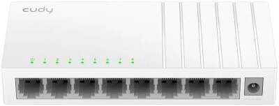 Cudy FS108D Настольный коммутатор с 8 портами 10/100 Мбит/с, пластиковый корпус