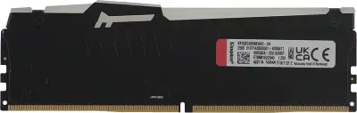 Память DDR5 2x32GB 5200MHz Kingston KF552C36BBEAK2-64 Fury Beast Expo RGB RTL Gaming PC5-41600 CL36 DIMM 288-pin 1.25В kit single rank с радиатором Ret
