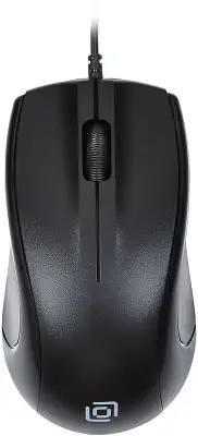 Мышь Оклик 185M черный оптическая 1200dpi USB для ноутбука 3but (945606)