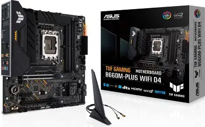 Материнская плата mATX LGA1700 ASUS TUF GAMING B660M-PLUS WIFI D4