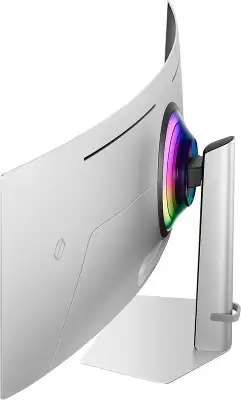 Монитор Samsung 49" Odyssey OLED G9 S49DG932SIXCI серебристый OLED LED 32:9 HDMI матовая HAS 250cd 178гр/178гр 5120x1440 240Hz FreeSync Premium Pro DP USB 12.9кг