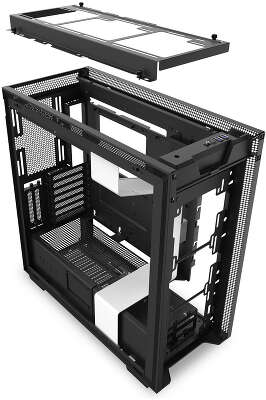 Корпус NZXT H710i White/black, белый, ATX, Без БП (CA-H710I-W1)