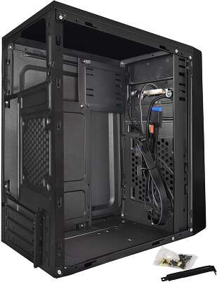 Корпус ExeGate BAA-107U 350W Black, черный, mATX, 350W (EX283061RUS)