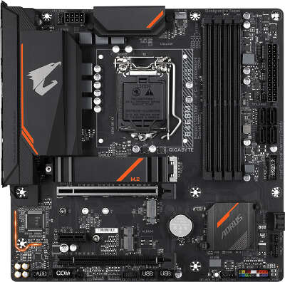 Материнская плата mATX LGA1200 GIGABYTE B460M AORUS PRO