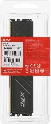 Память DDR4 16GB 3200MHz A-Data AX4U320016G16A-SBKD35 XPG Gammix D35 RTL Gaming PC4-25600 CL16 DIMM 288-pin 1.35В dual rank с радиатором Ret