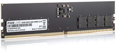 Память FOXLINE DDR5 DIMM 16Gb (PC38400, 4800MHz, CL46, 1.1V, OEM) (FL4800D5U40-16G)