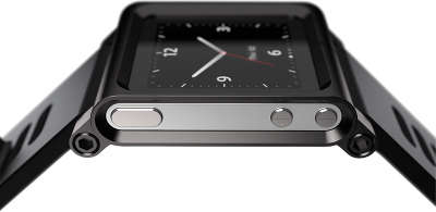 Чехол-браслет LunaTik Multi-Touch Watch Band для iPod nano 6G, черный [LTBLK-002]