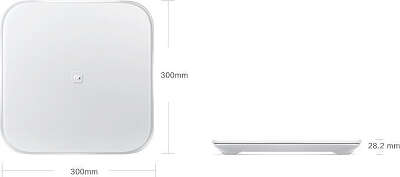 Напольные весы Xiaomi Mi Smart Scale S200 Dark Grey (BHR9239GL)