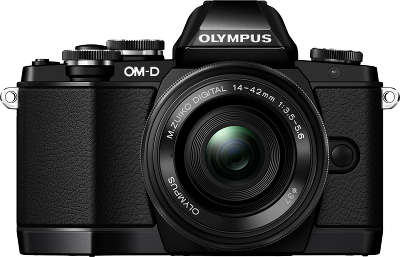 Цифровая фотокамера Olympus OM-D E-M10 Black Kit (M.Zuiko 14-42 мм)