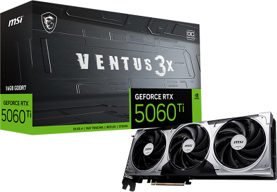 MSI GeForce RTX 5060 Ti 16G VENTUS 3X OC