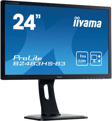 Монитор Iiyama 24" ProLite B2483HS-B3 черный VA