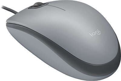 Мышь Logitech Mouse M110 SILENT Mid Grey USB (910-005490)