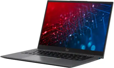 Ноутбук IRU Planio 14INPR N-series N100 16Gb SSD512Gb Intel UHD Graphics 14" IPS FHD (1920x1080) Windows 11 Pro grey WiFi BT Cam 5000mAh (2078485)