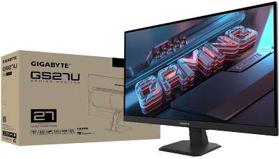 Монитор 27" Gigabyte GS27U EK Black (IPS, 2xHDMI 2.1, 1xDP1.4, 350кд/м2, 1000:1, 1,07млрд, 1мс, 178/178, 3840 x 2160(UHD), 160Гц)