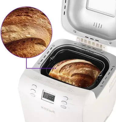 Хлебопечь Kitfort КТ-311 550Вт белый