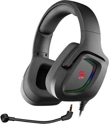 Наушники с микрофоном A4Tech Bloody G573 черный 2м мониторные USB оголовье (G573)
