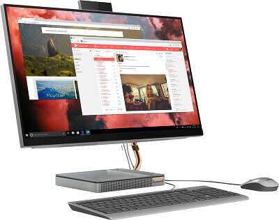Моноблок Lenovo IdeaCentre A540-27ICB 27" WQHD i7 9700T/8/1000/256 SSD/WF/BT/Cam/Kb+Mouse/W10,серый