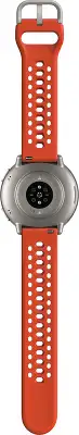 Смарт-часы Amazfit Active 2R A2437 Premium 43.9мм 1.32" AMOLED корп.серебристый рем.черный разм.брасл.:150-210мм (6970100377569)