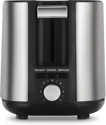 Тостер Vitek VT-7170 750Вт черный/стальной