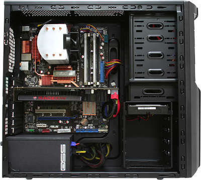 Корпус midiATX NZXT Beta evo Black-Siver  (без б,п)