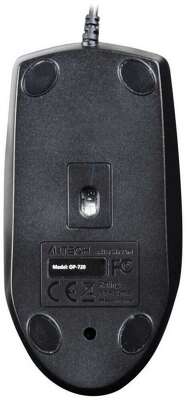 Мышь проводная A4Tech OP-720 black (USB, оптическая, 1200dpi, 3but) (OP-720 USB (BLACK))