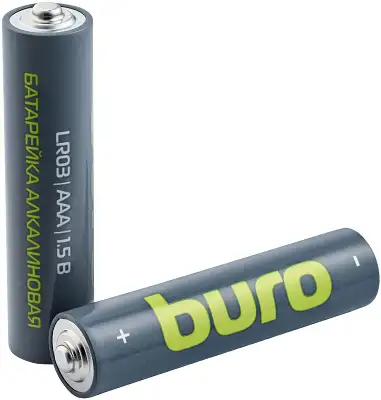Батарея Buro Alkaline LR03 AAA (40шт) коробка